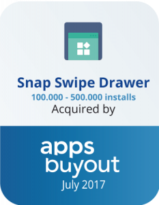 Snap Swipe Drawer